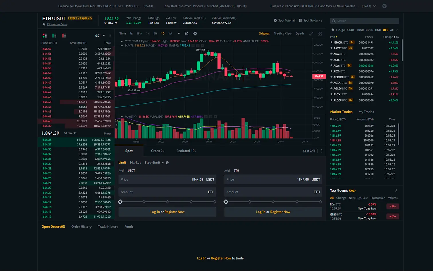 Our Demo of White Label Cryptocurrency
                                                    Exchange Software Screenshot-3